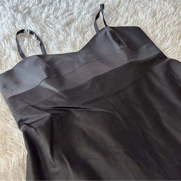 Banana Republic Y2K Retro Black Stretch Petite Cocktail Dress 6P - Picture 13 of 16
